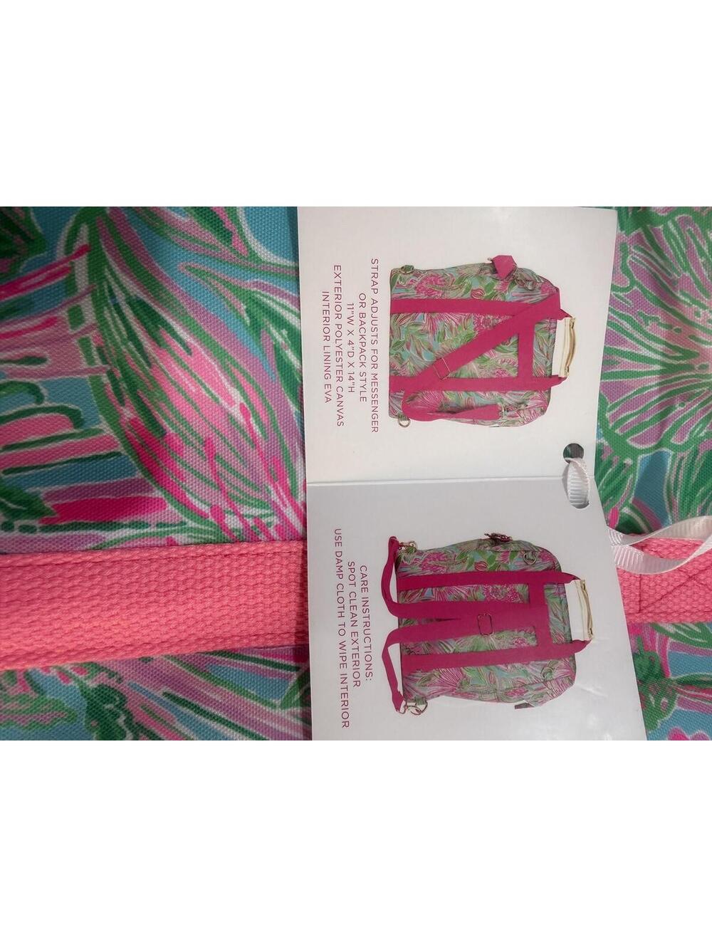 NWT Lilly Pulitzer Backpack Cooler Best Fishes - Picture 9 of 9